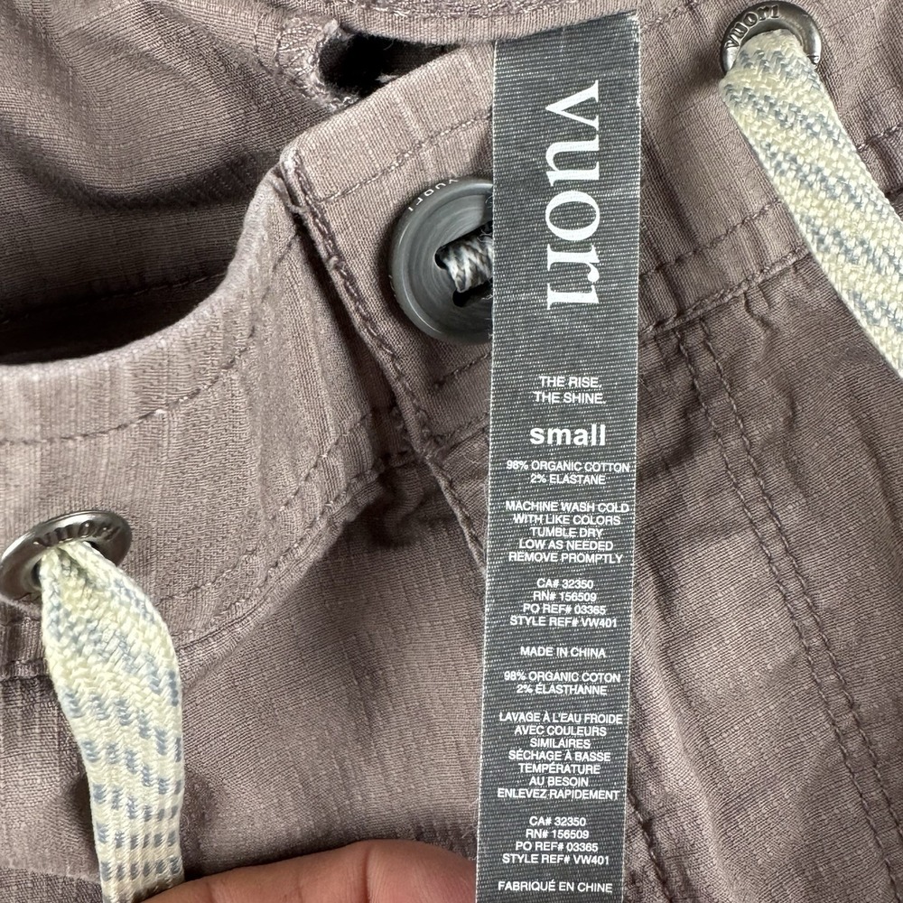 Vuori Ripstop Pants S Lilac Hiking Outdoor‎ Drawstring Climber Joggers VW401 - Picture 4 of 8